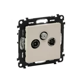   Legrand 753265 - Valena Life TV-Rádió-SAT aljzat, átmenő, 14 dB elefántcsont