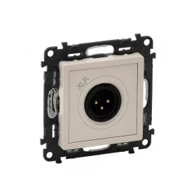   Legrand 753274 - Valena Life XLR hárompólusú csatlakozóaljzat - apa elefántcsont