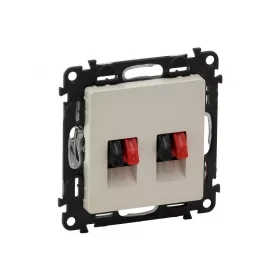   Legrand 753278 - Valena Life hangszóró-csatlakozóaljzat (4 kivezetéssel) elefántcsont