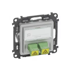   Legrand 753330 - Valena Life SC/APC egymódusú optikai csatlakozóaljzat alumínium