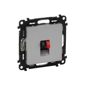   Legrand 753372 - Valena Life hangszóró-csatlakozóaljzat (2 kivezetéssel) alumínium