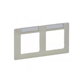   Legrand 754052 - Valena Life kettős keret, vízszintes, címketartóval elefántcsont