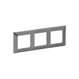 Legrand 754153 - Valena Life hármas keret Inox dekor