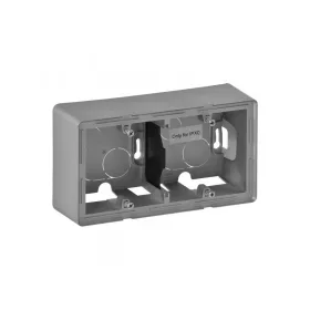   Legrand 754212 - Valena Life kiemelődoboz, kettős alumínium