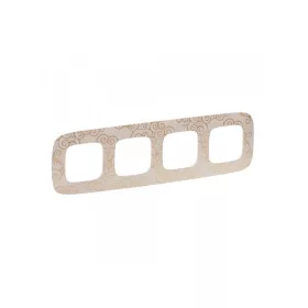 Legrand 754354 - Valena Allure Négyes keret, Arany dekor