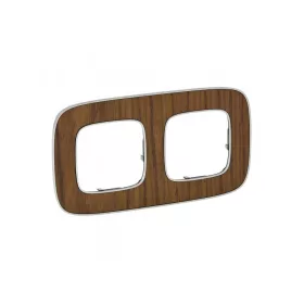 Legrand 754462 - Valena Allure Kettes keret, Dió