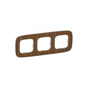 Legrand 754463 - Valena Allure Hármas keret, Dió