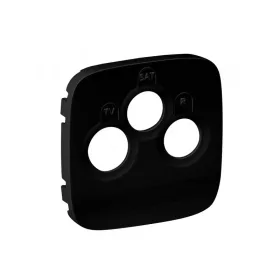   Legrand 754798 - Valena Allure TV-RD-SAT aljzat burkolat, Fekete