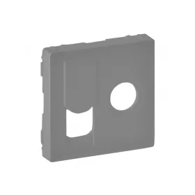   Legrand 754832 - Valena Life burkolat TV csatlakozóaljzat + RJ45 Cat. 6 UTP aljzat burkolat alumí