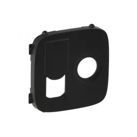 Legrand 754838 - Valena Allure TV+RJ aljzat burkolat, Fekete