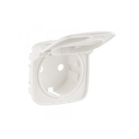  Legrand 754849 - Valena Allure 2P+F csatlakozóaljzat burkolat, csapfedeles, gyöngyház
