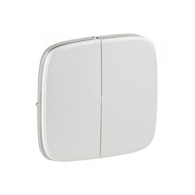   Legrand 755029 - Valena Allure Kettős kapcsoló burkolat, Gyöngyház