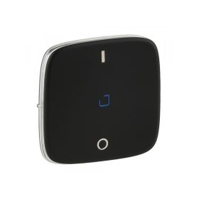   Legrand 755048 - Valena Allure Kétpólusú kapcsoló burkolat, fj, Fekete