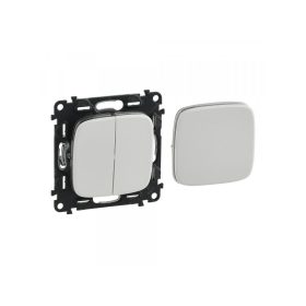   Legrand 755095 - Valena Allure Multifunkciós vezérlő, burkolattal, Fehér