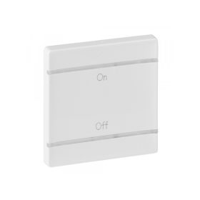   Legrand 755170 - MyHome (Valena Life) BE/KI jelölés széles burkolat, fehér