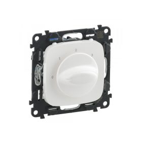   Legrand 755175 - Valena Allure Ventilátor vezérlő (0-1-2-3 állású), burkolattal, Fehér