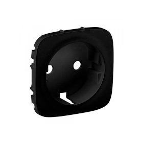   Legrand 755208 - Valena Allure 2P+F csatlakozóaljzat burkolat, Fekete