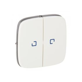   Legrand 755225 - Valena Allure Kettős kapcsoló burkolat, fj, Fehér