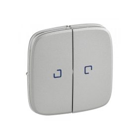   Legrand 755227 - Valena Allure Kettős kapcsoló burkolat, fj, Alumínium