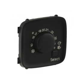   Legrand 755318 - Valena Allure Elektronikus termosztát burkolat, Fekete
