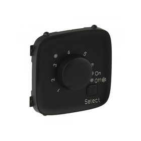   Legrand 755328 - Valena Allure Padlófűtés termosztát burkolat, Fekete