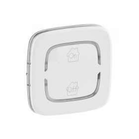   Legrand 755364 - MyHOME (Valena Allure) GEN BE/KI széles burkolat, fehér