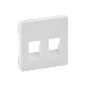   Legrand 755370 - Valena Life kettős hangszóró-csatlakozóaljzat burkolat, 4 kivezetéssel fehér