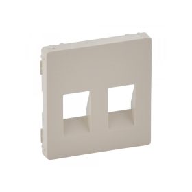   Legrand 755371 - Valena Life kettős hangszóró-csatlakozóaljzat burkolat, 4 kivezetéssel elefántcs