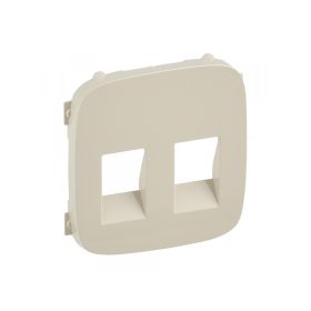   Legrand 755376 - Valena Allure Kettős hangszóróaljzat burkolat, Elefántcsont