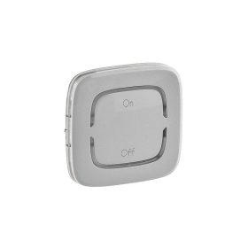   Legrand 755378 - MyHOME (Valena Allure) BE/KI jelölés széles burkolat, aluminium