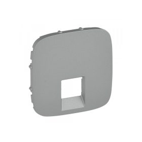   Legrand 755417 - Valena Allure RJ11/RJ45 aljzat burkolat, Alumínium