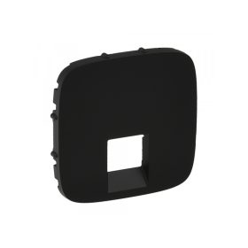   Legrand 755418 - Valena Allure RJ11/RJ45 aljzat burkolat, Fekete