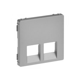   Legrand 755422 - Valena Life 2xRJ45/RJ11 csatlakozóaljzat burkolat alumínium