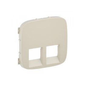   Legrand 755426 - Valena Allure 2xRJ11/RJ45 aljzat burkolat, Elefántcsont
