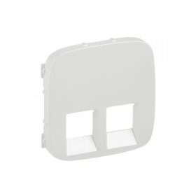   Legrand 755429 - Valena Allure 2xRJ11/RJ45 aljzat burkolat, Gyöngyház