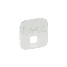   Legrand 755475 - Valena Allure RJ11/RJ45 aljzat burkolat címketartóval, Fehér
