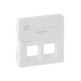   Legrand 755480 - Valena Life 2xRJ45 csatlakozóaljzat burkolat, címketartóval fehér
