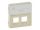 Legrand 755481 - Valena Life 2xRJ45 csatlakozóaljzat burkolat, címketartóval elefántcsont