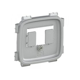   Legrand 755497 - Valena Allure TAE/TDO aljzat burkolat, Alumínium