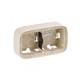   Legrand 755562 - Valena Allure Kettős kiemelődoboz, Elefántcsont