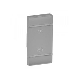   Legrand 755577 - MyHome (Valena Life) BE/KI jelölés jobb oldali burkolat, alumínium