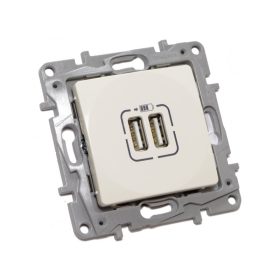 Legrand 764694 - Niloé kettős USB töltőaljzat, bézs