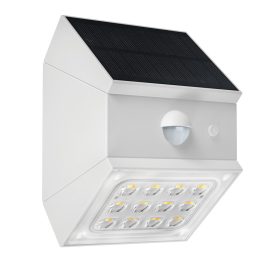   Napelemes LED fali világítótest mozgásérzékelővel, fehér - LSCW2W