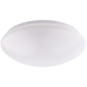 Védett kerek falilámpa, opál bura, fehér - MFIP1E27