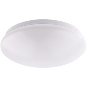 Védett kerek falilámpa, opál bura, fehér - MFIP2E27