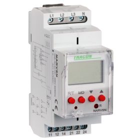 Feszültségfigyelő relé 3 fázisra kijelzővel - NARVSN