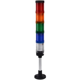   Fényjelző oszlop, függőleges alap, (hangjelzővel) - NYG3-50RYGBWM