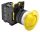 Gombafejű világító nyomógomb,sárga - NYG3-MLY