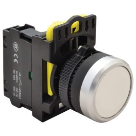 Egyszerű nyomógomb, fehér - NYG3-W