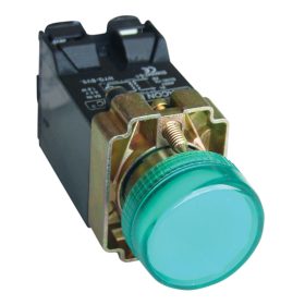   Jelzőlámpa, fémalap, zöld, trafóval, izzó nélkül - NYGBV53Z